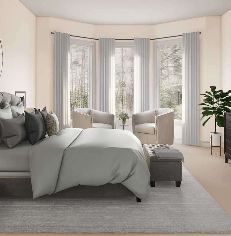 Modern, Classic Bedroom Design by Havenly Interior Designer Marsha