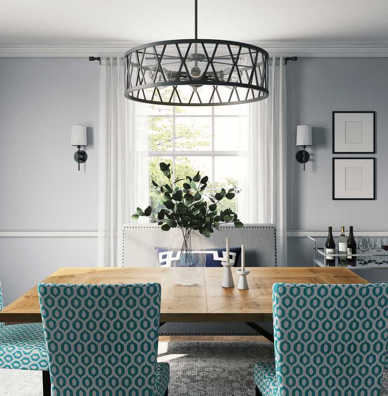 Classic, Traditional Dining Room Design by Havenly Interior Designer Tara