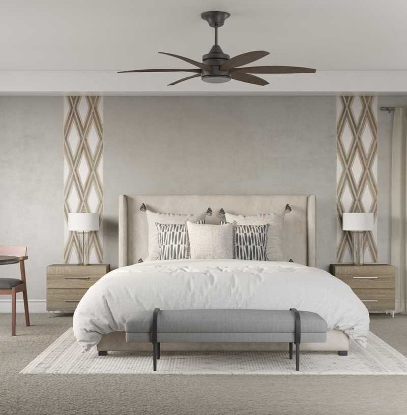 Contemporary, Scandinavian Bedroom Design by Havenly Interior Designer Rocio