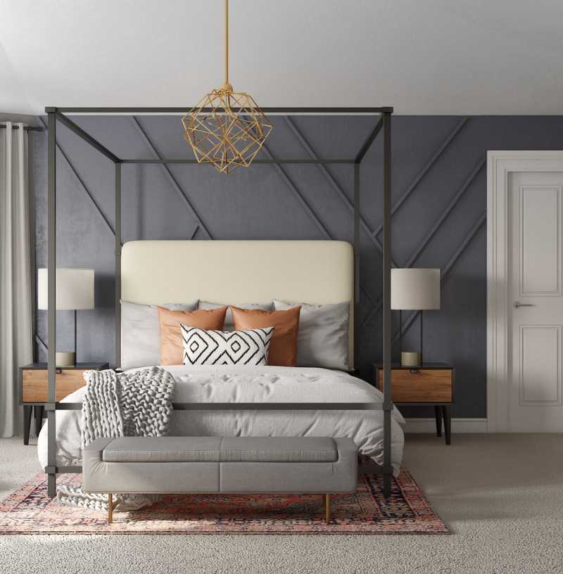Bohemian Bedroom Design by Havenly Interior Designer Leigh