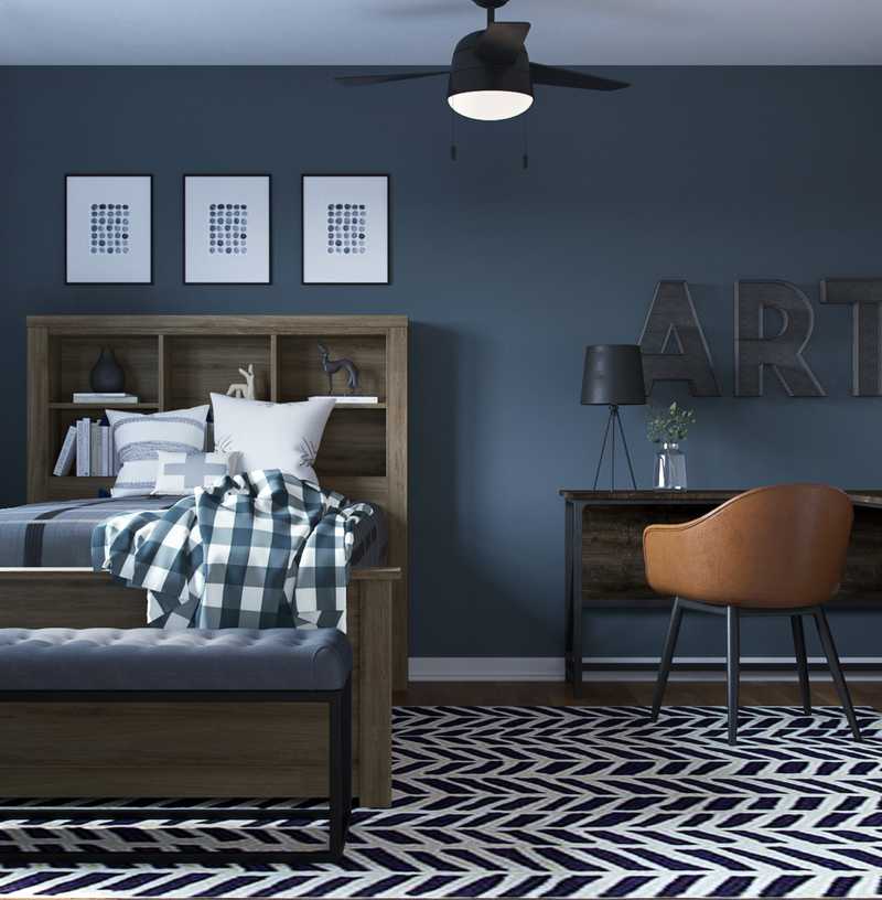 Eclectic, Bohemian Bedroom Design by Havenly Interior Designer Laura