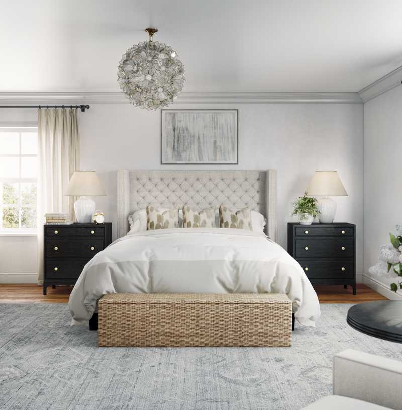 Contemporary, Glam, Transitional Bedroom Design by Havenly Interior Designer Sarah