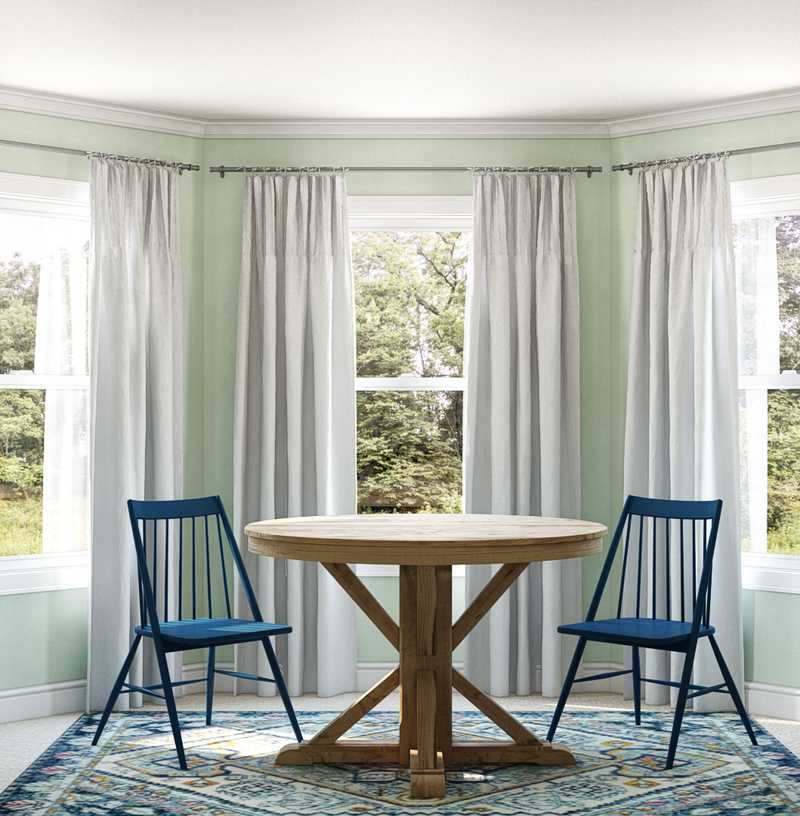 Modern, Farmhouse, Transitional Living Room Design by Havenly Interior Designer Adrian