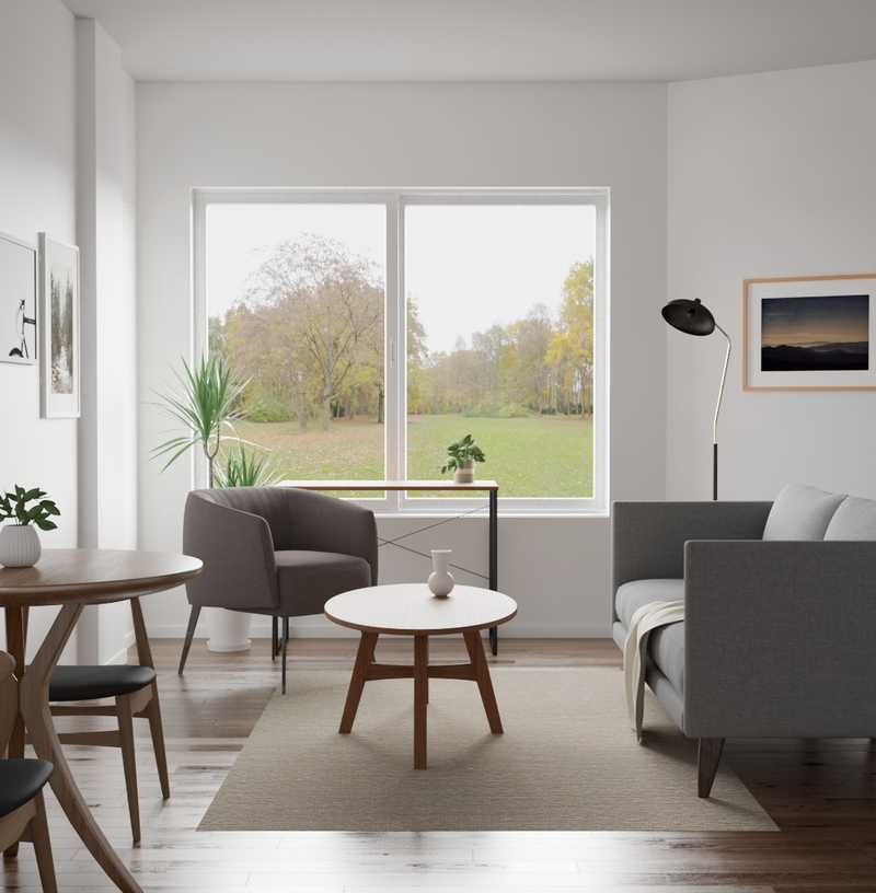 Modern, Minimal, Scandinavian Living Room Design by Havenly Interior Designer Amanda