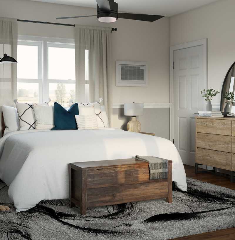Eclectic, Farmhouse, Rustic Bedroom Design by Havenly Interior Designer Astrid