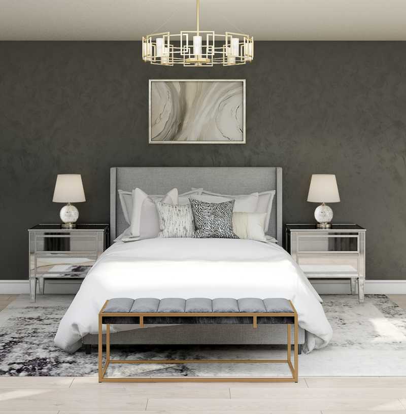 Modern, Classic, Glam, Transitional Bedroom Design by Havenly Interior Designer Erin