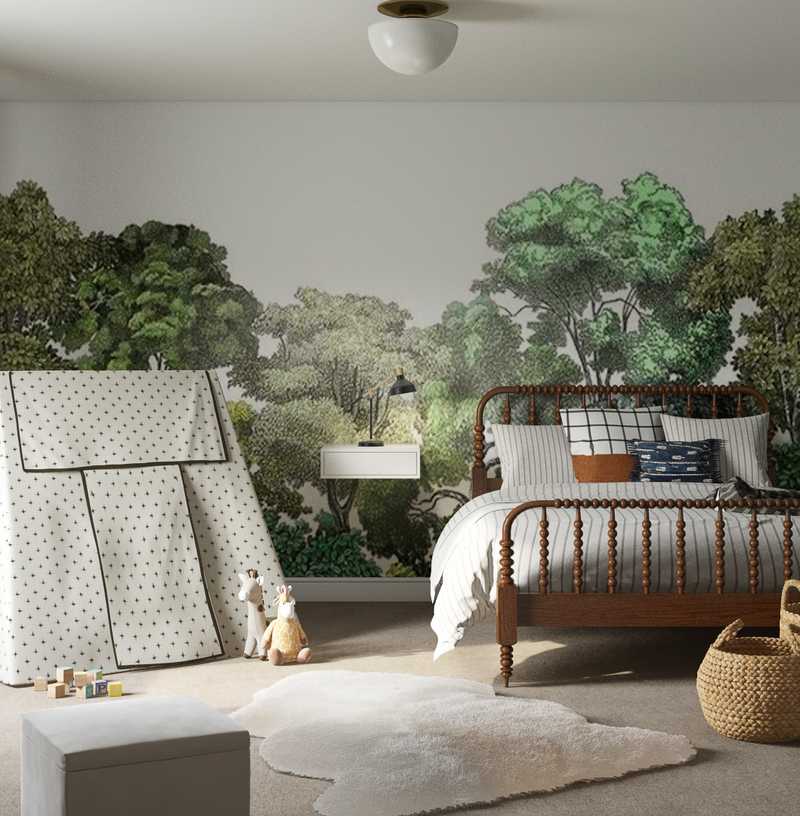 Eclectic, Farmhouse Bedroom Design by Havenly Interior Designer Sarah