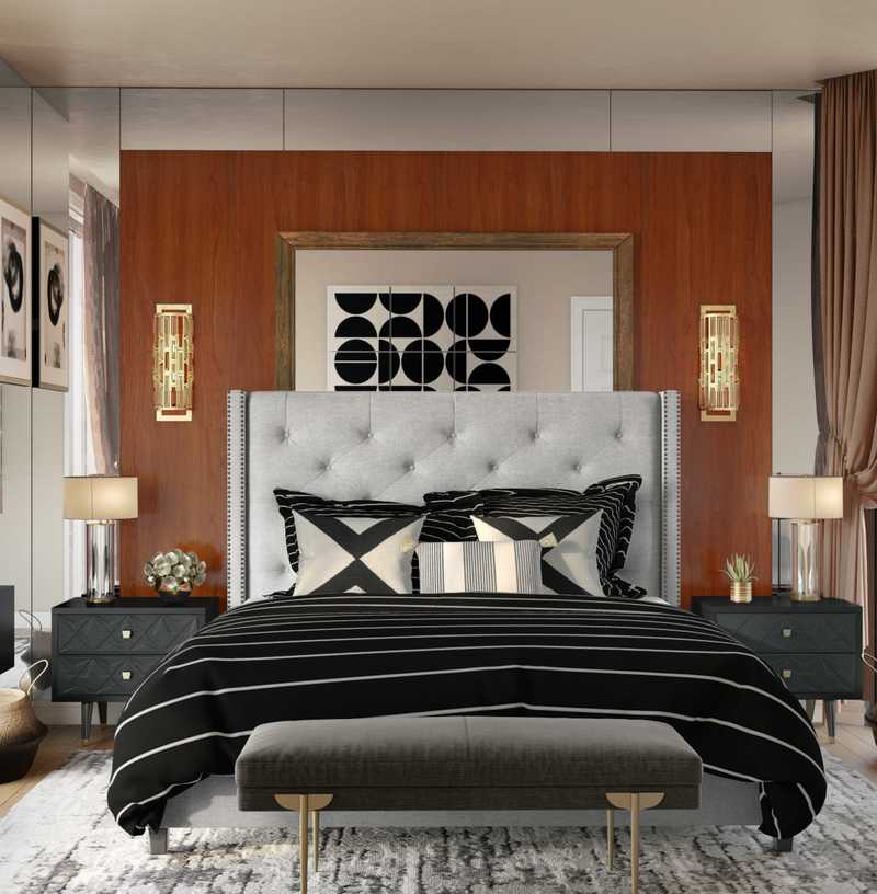 Modern, Glam Bedroom Design by Havenly Interior Designer Ashley