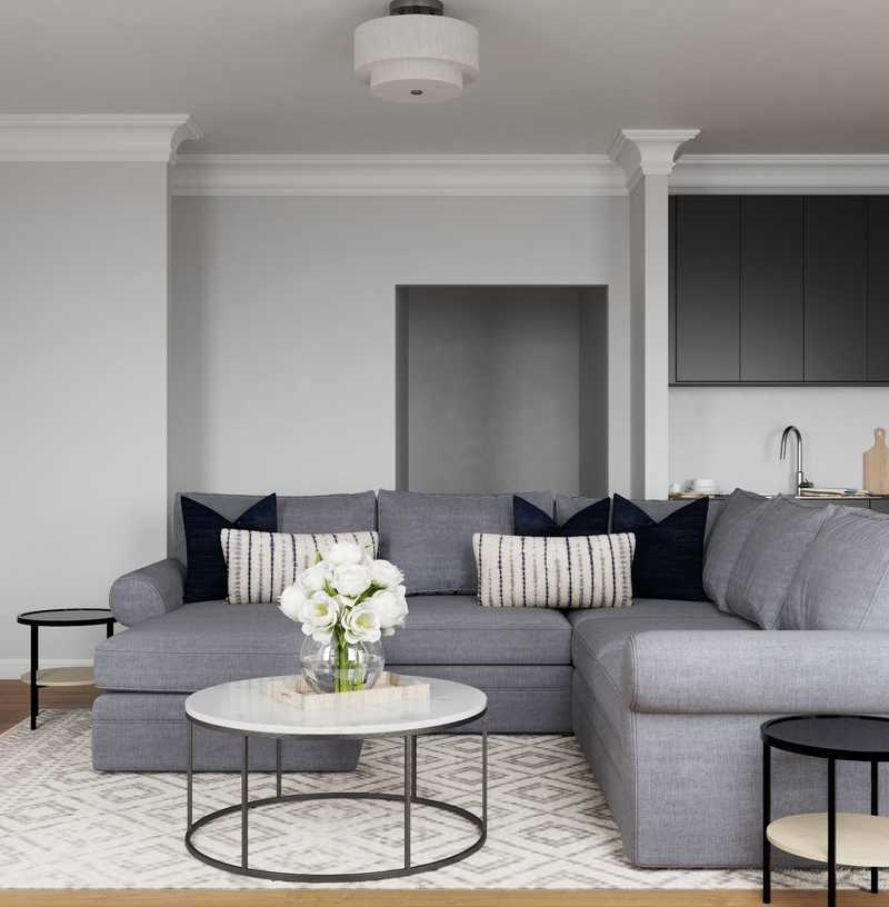 Classic Living Room Design by Havenly Interior Designer Brooke