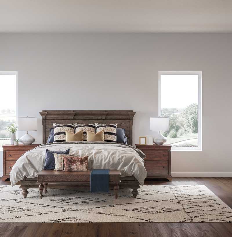 Eclectic, Bohemian Bedroom Design by Havenly Interior Designer Kyla