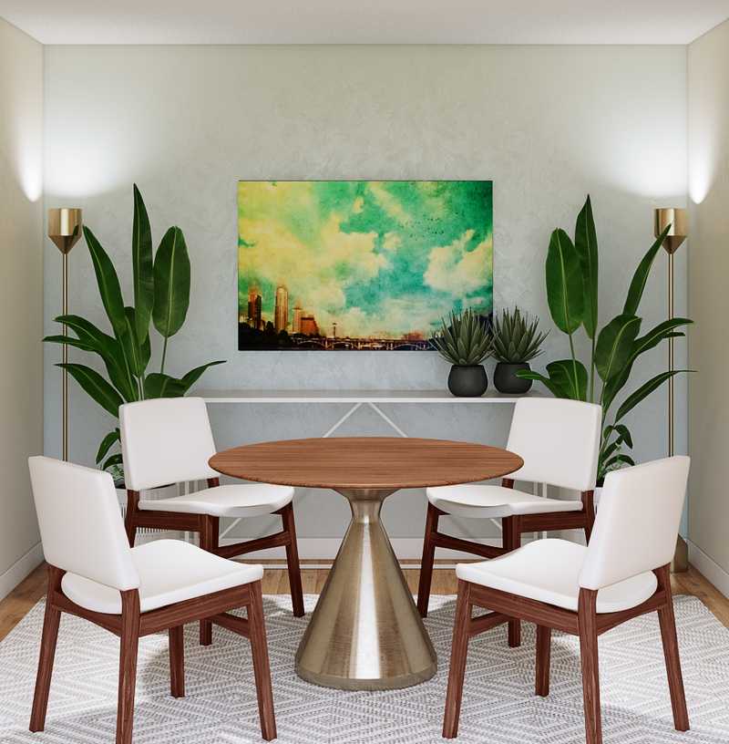 Eclectic Dining Room Design by Havenly Interior Designer Julio