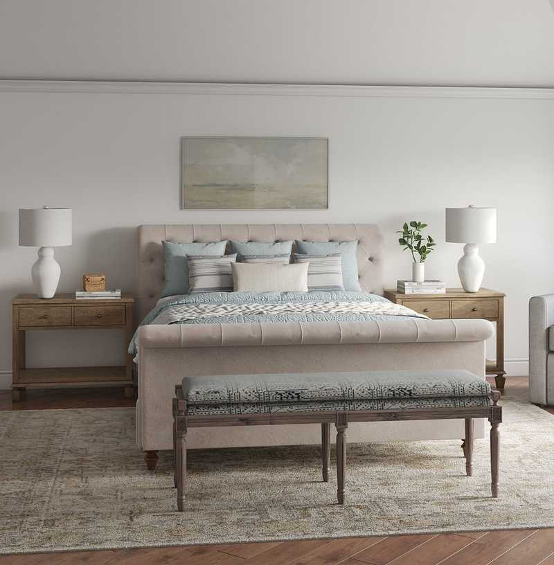 Traditional, Farmhouse Bedroom Design by Havenly Interior Designer Nichole