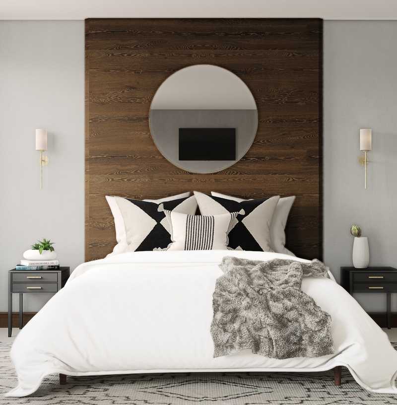 Contemporary, Modern, Glam Bedroom Design by Havenly Interior Designer Lindsay