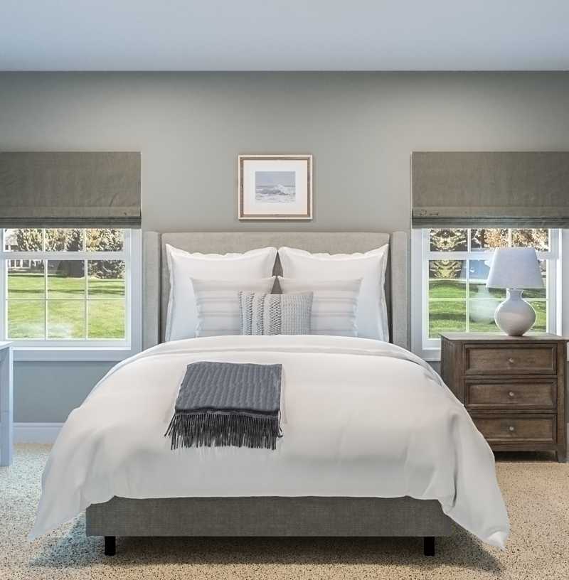 Classic, Coastal Bedroom Design by Havenly Interior Designer Brooke