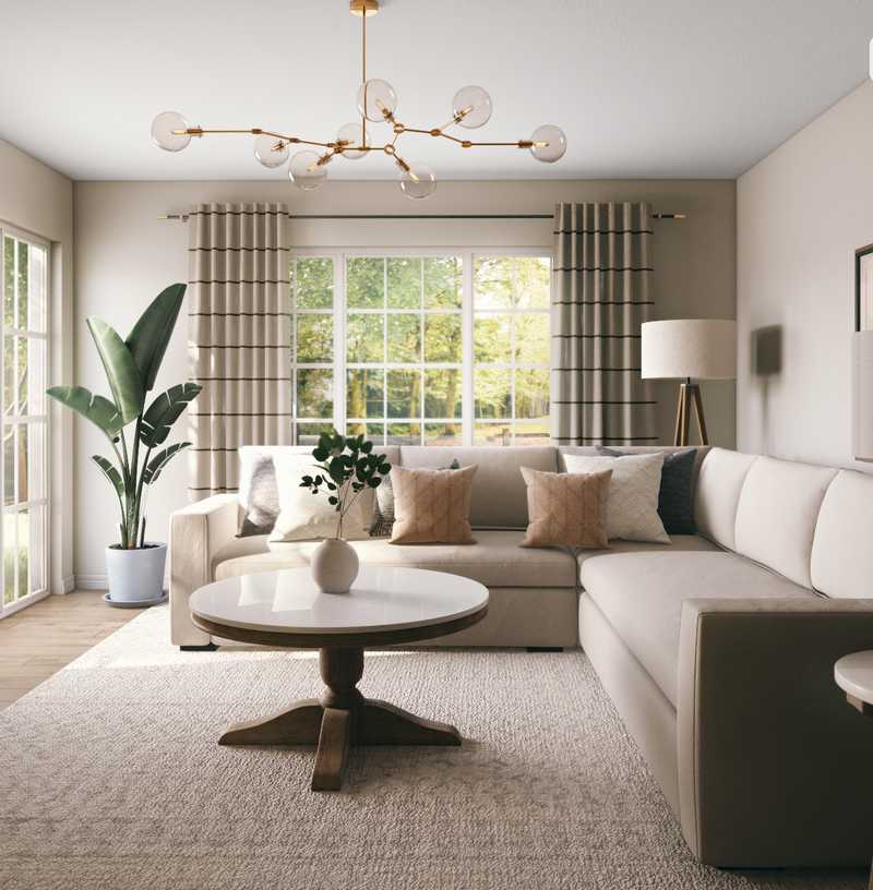 Classic, Traditional Living Room Design by Havenly Interior Designer Laura