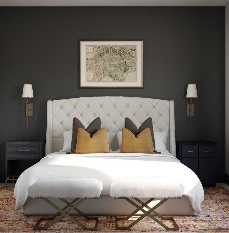 Modern, Industrial Bedroom Design by Havenly Interior Designer Sydney