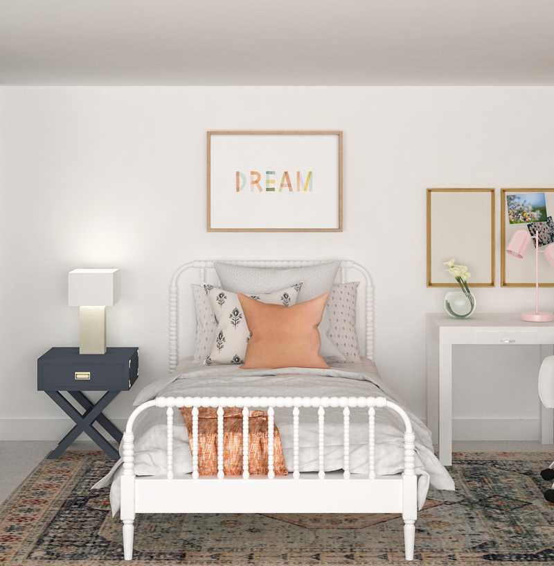 Contemporary, Transitional Bedroom Design by Havenly Interior Designer Sarah