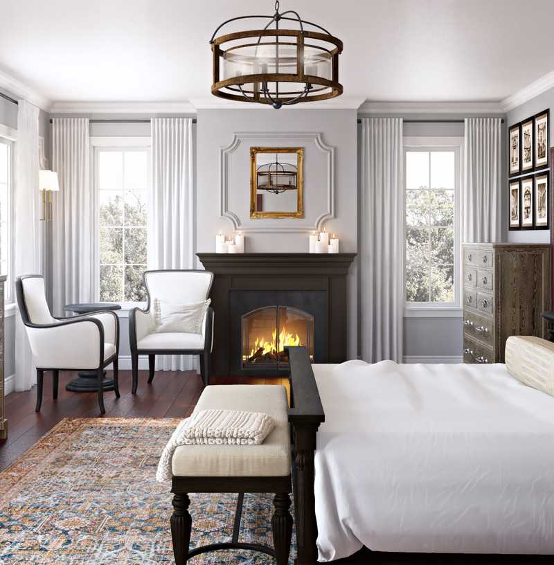 Traditional Bedroom Design by Havenly Interior Designer Chelsea