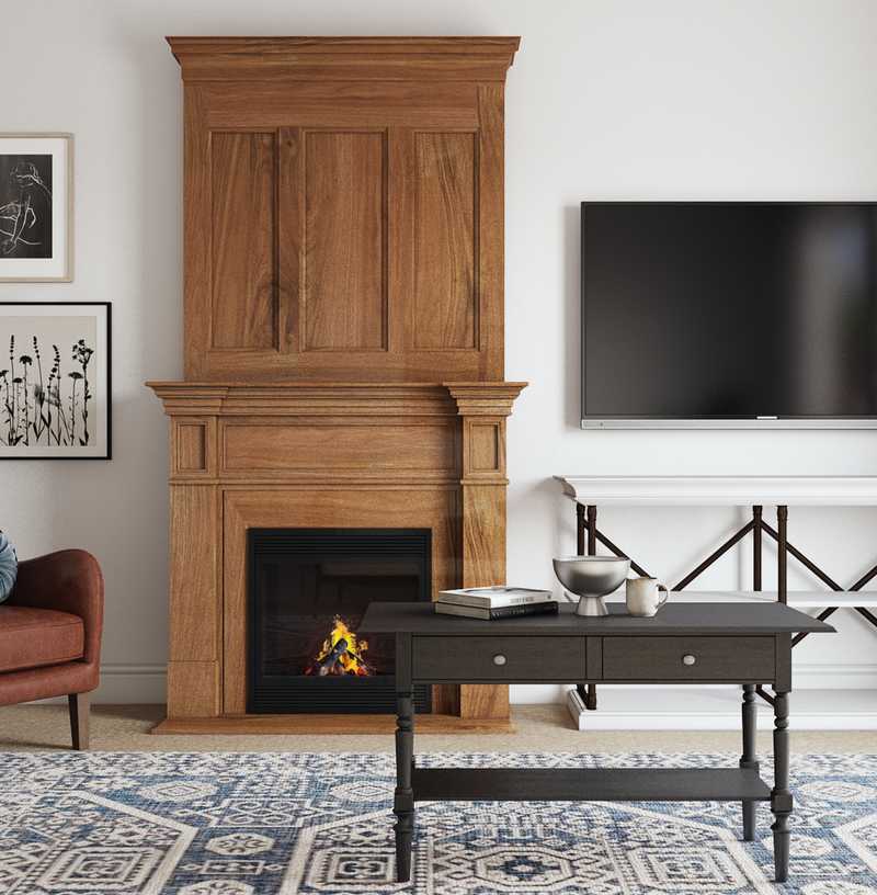 Eclectic, Bohemian Living Room Design by Havenly Interior Designer Alexis