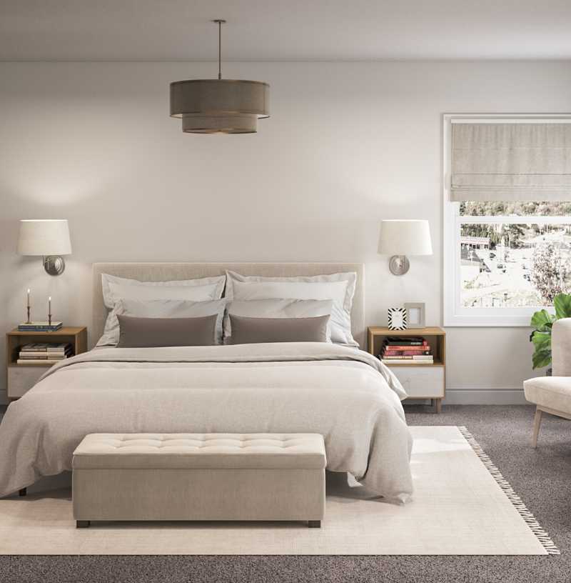 Contemporary, Bohemian, Scandinavian Bedroom Design by Havenly Interior Designer Anny