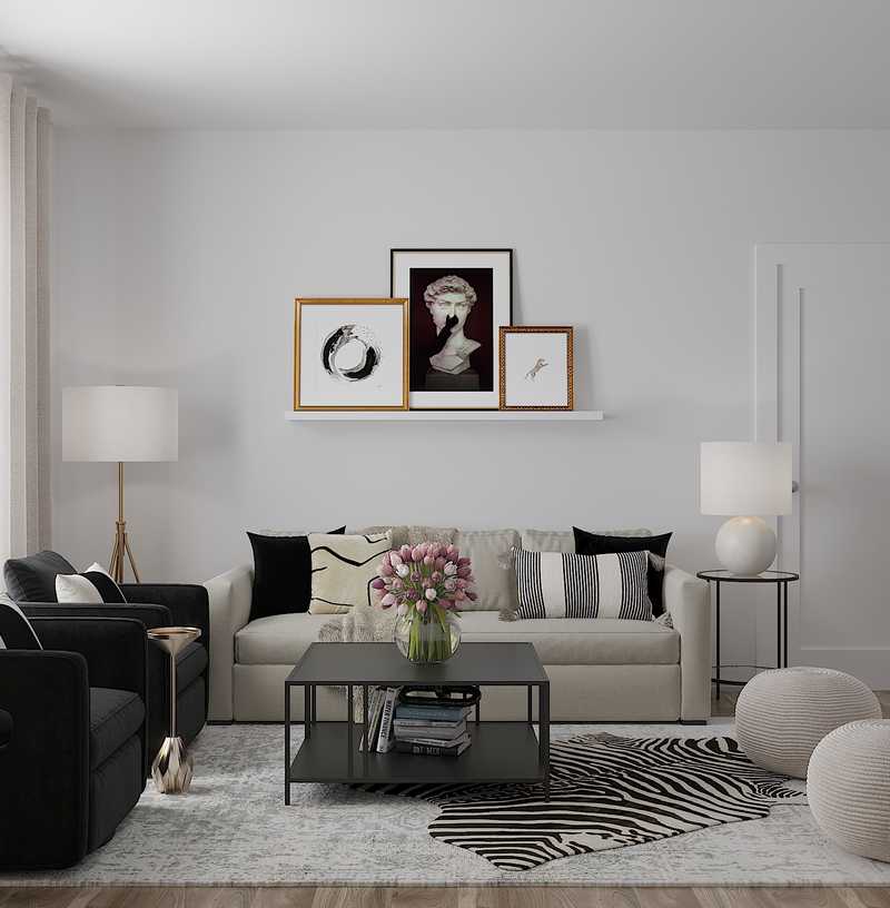 Modern Living Room Design by Havenly Interior Designer Dani