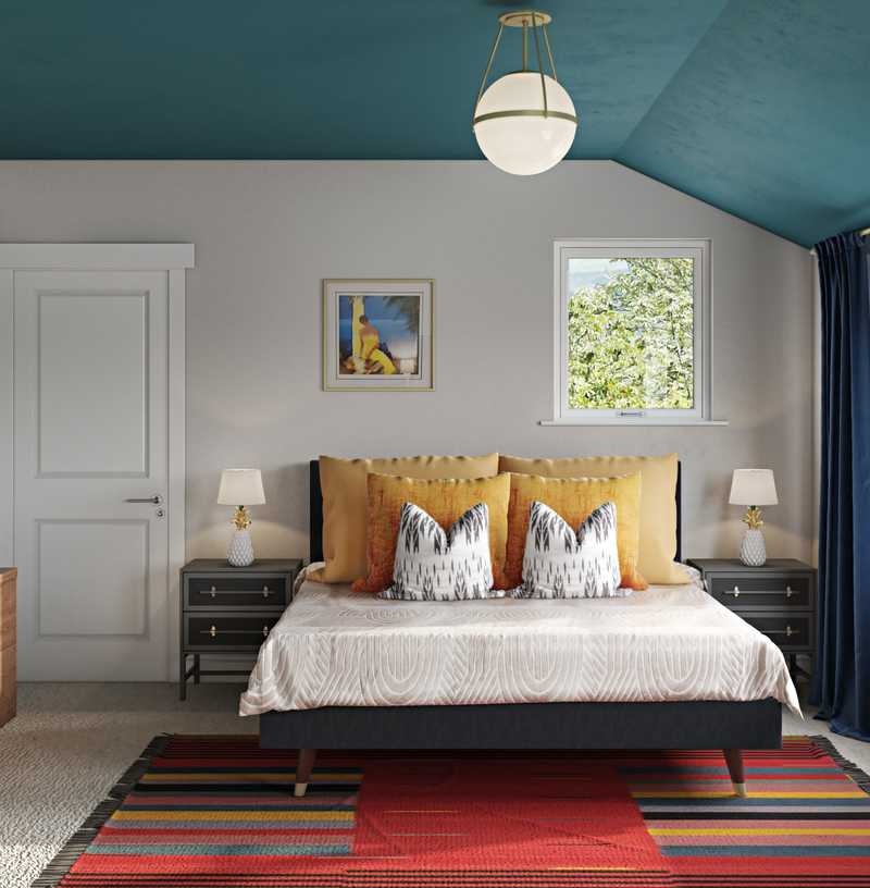 Eclectic Bedroom Design by Havenly Interior Designer Leah