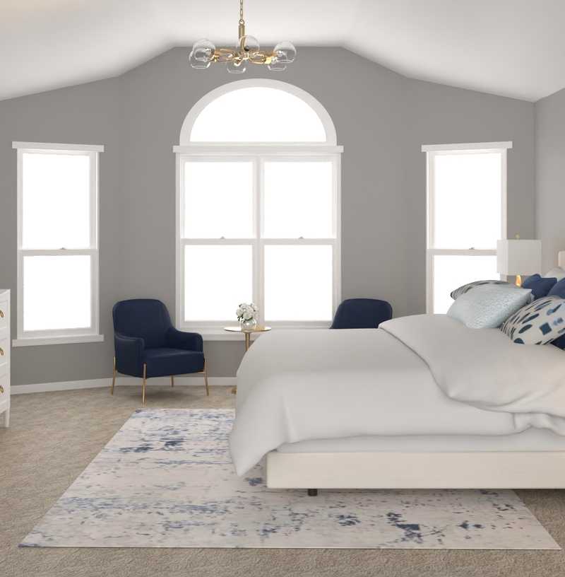 Modern Bedroom Design by Havenly Interior Designer Aubrey
