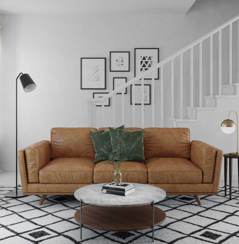 Midcentury Modern Living Room Design by Havenly Interior Designer Genna