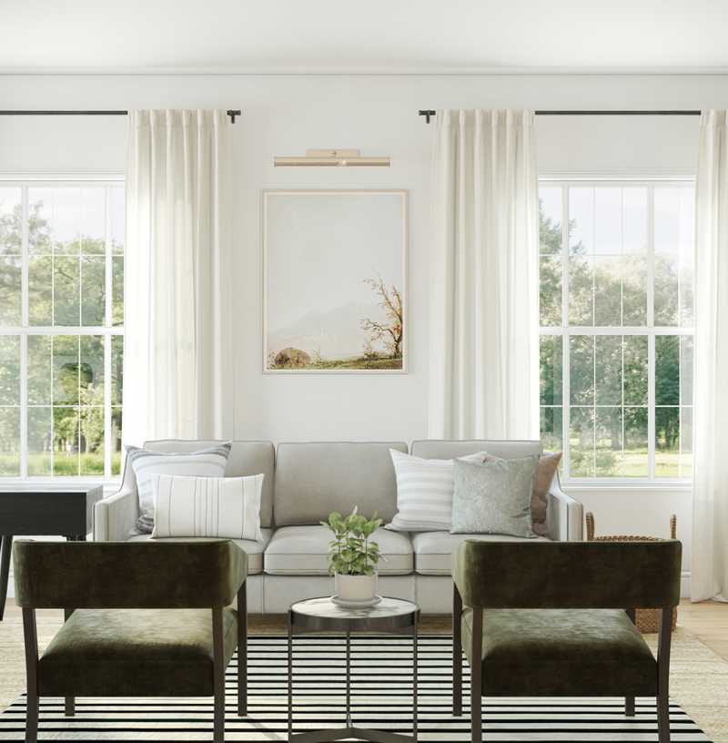 Eclectic Dining Room Design by Havenly Interior Designer Natalie