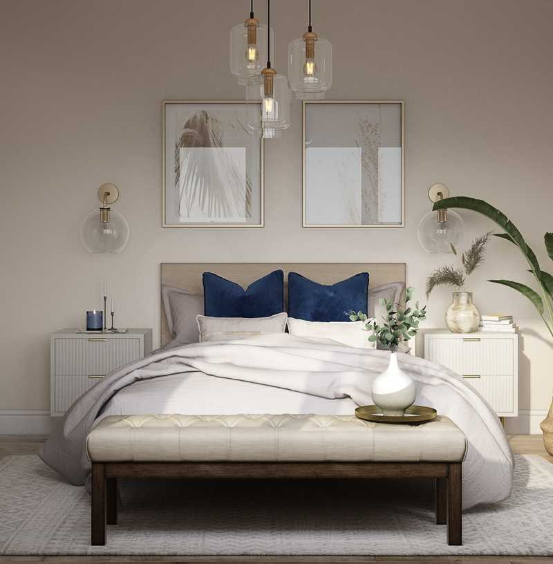 Bohemian Bedroom Design by Havenly Interior Designer Lilly