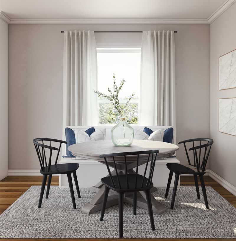 Farmhouse, Transitional Dining Room Design by Havenly Interior Designer Paige