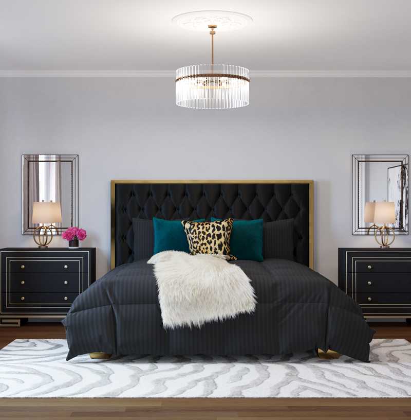 Modern, Glam Bedroom Design by Havenly Interior Designer Paige