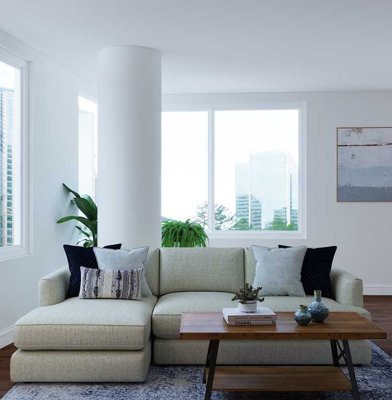 Modern Living Room Design by Havenly Interior Designer Alexandra