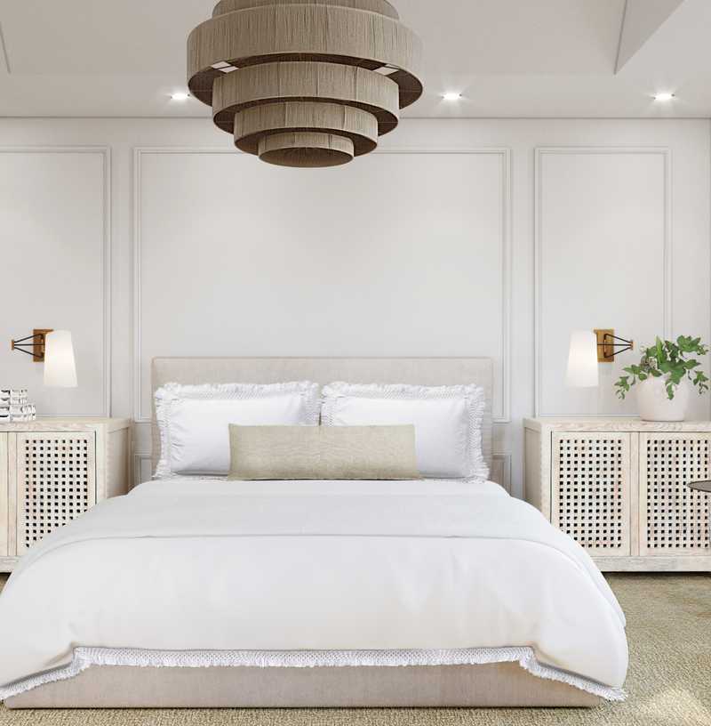 Rustic, Minimal Bedroom Design by Havenly Interior Designer Kate