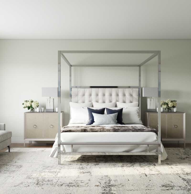 Modern, Coastal, Transitional Bedroom Design by Havenly Interior Designer Lisa