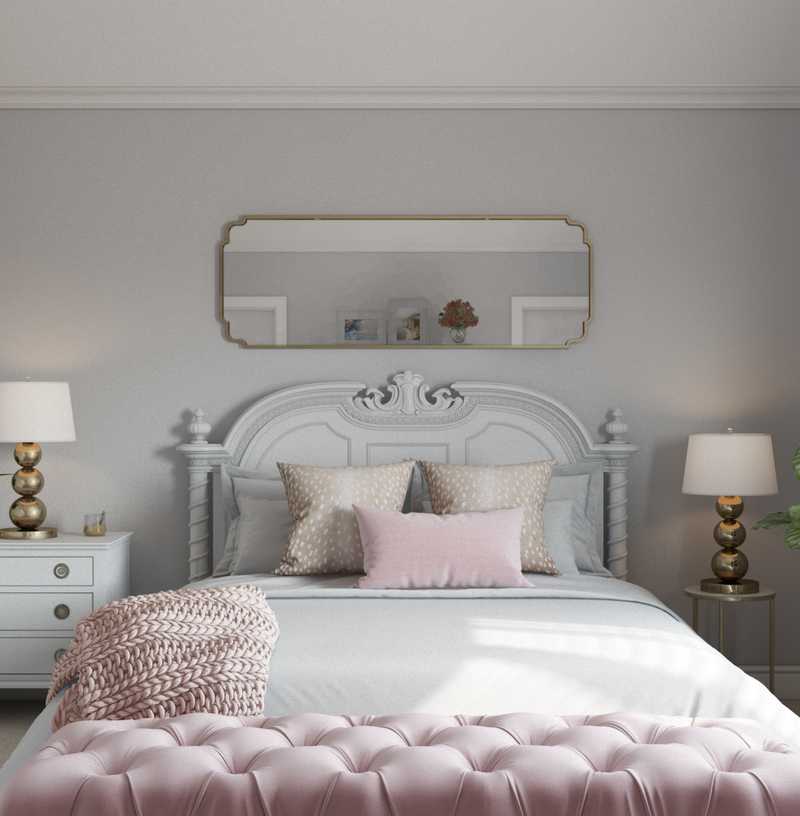 Classic, Glam Bedroom Design by Havenly Interior Designer Emily