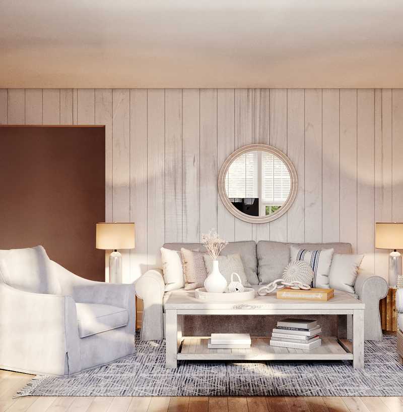 Coastal Living Room Design by Havenly Interior Designer Astrid