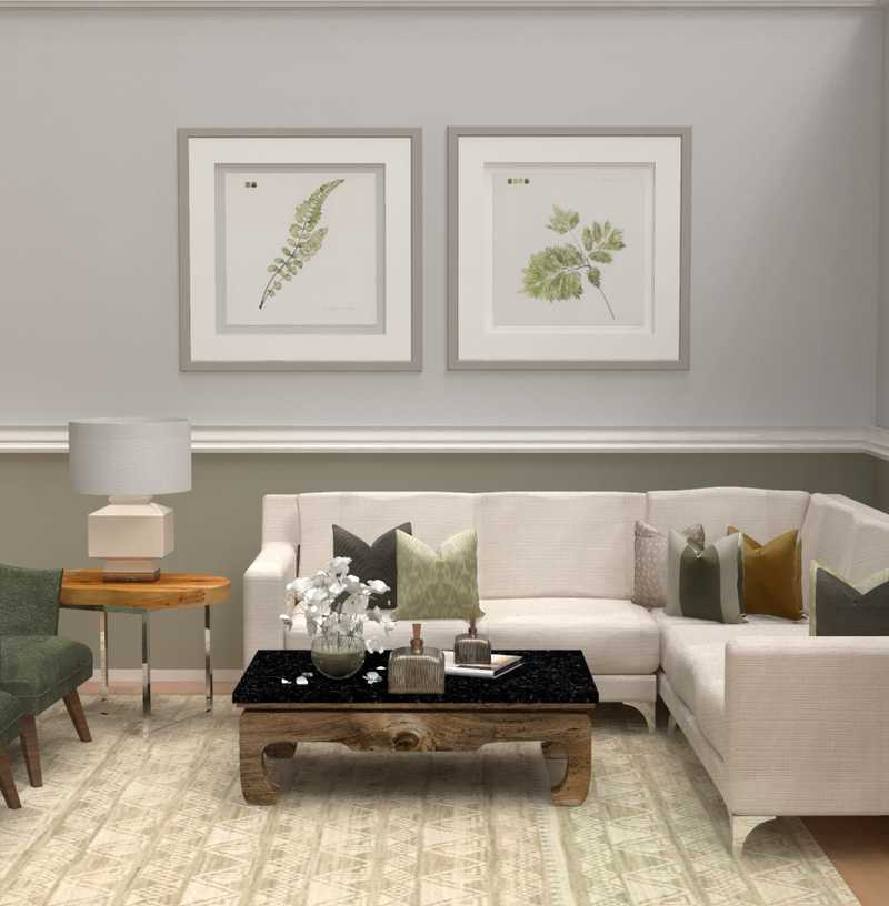 Modern, Traditional, Transitional Living Room Design by Havenly Interior Designer Sara