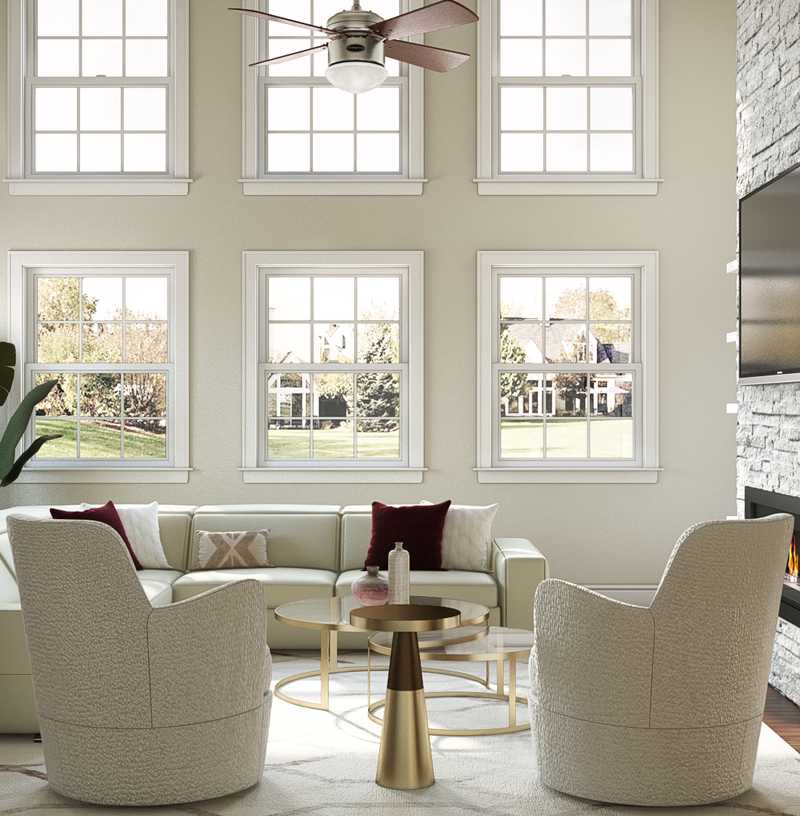 Contemporary, Modern, Minimal Living Room Design by Havenly Interior Designer Waleska