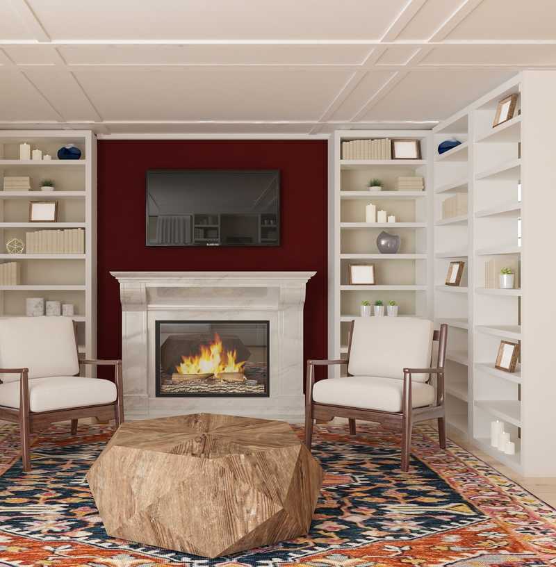 Eclectic, Bohemian, Global Living Room Design by Havenly Interior Designer Chelsea