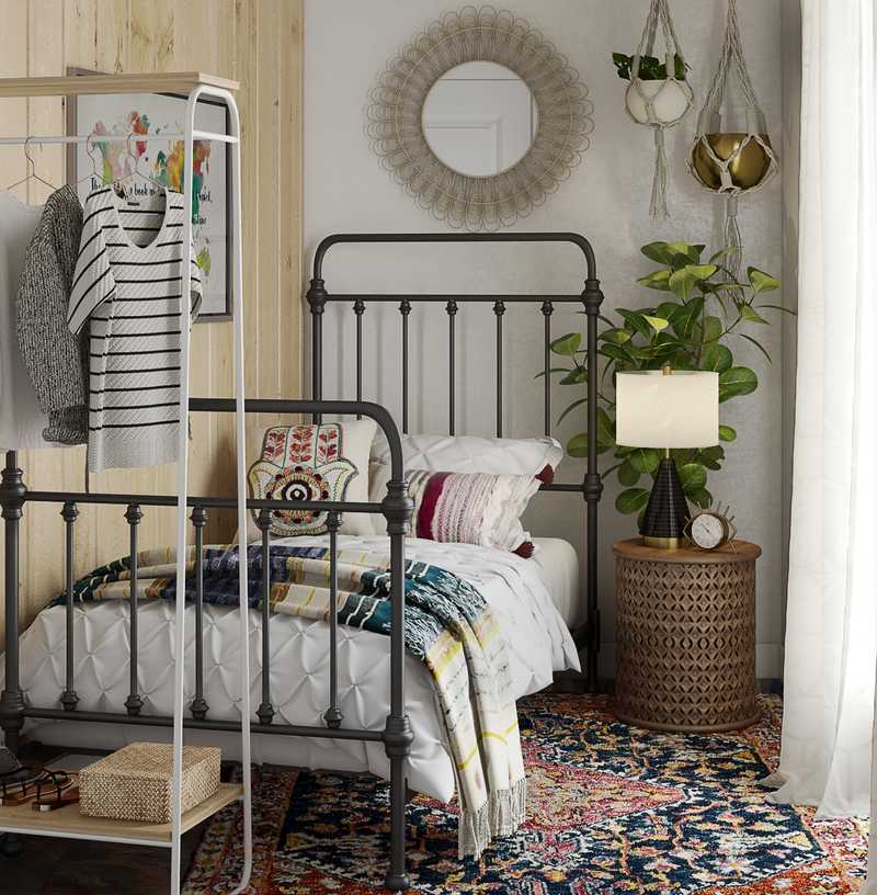 Eclectic, Global Bedroom Design by Havenly Interior Designer Cathrine
