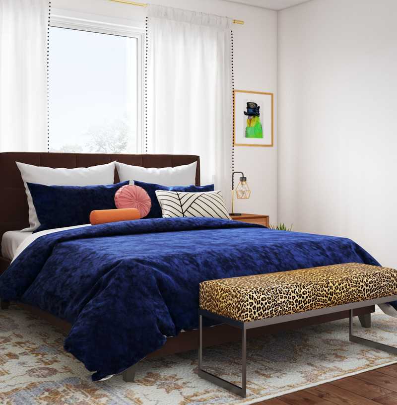 Eclectic, Bohemian Bedroom Design by Havenly Interior Designer Brittny