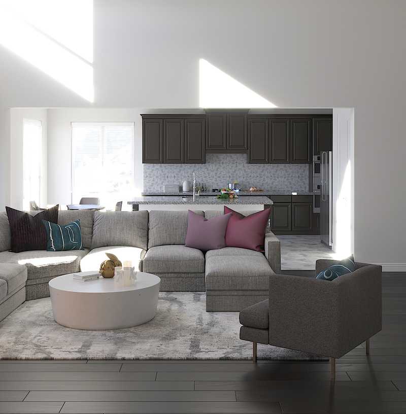 Glam Living Room Design by Havenly Interior Designer Lisa