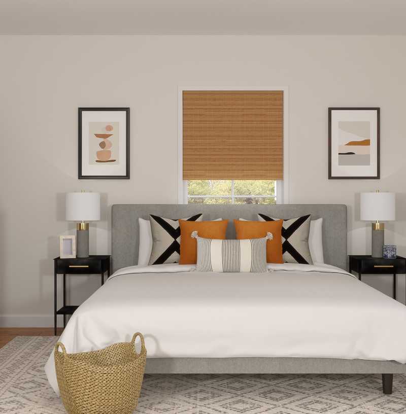 Modern, Bohemian, Scandinavian Bedroom Design by Havenly Interior Designer Aleena