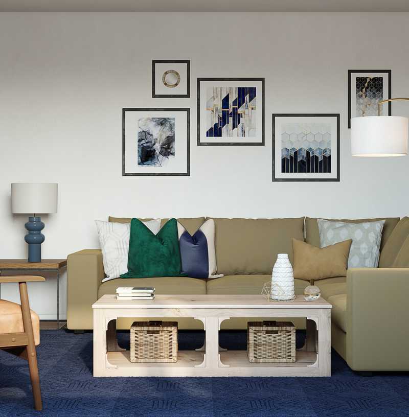 Classic, Transitional, Scandinavian Living Room Design by Havenly Interior Designer Natalie