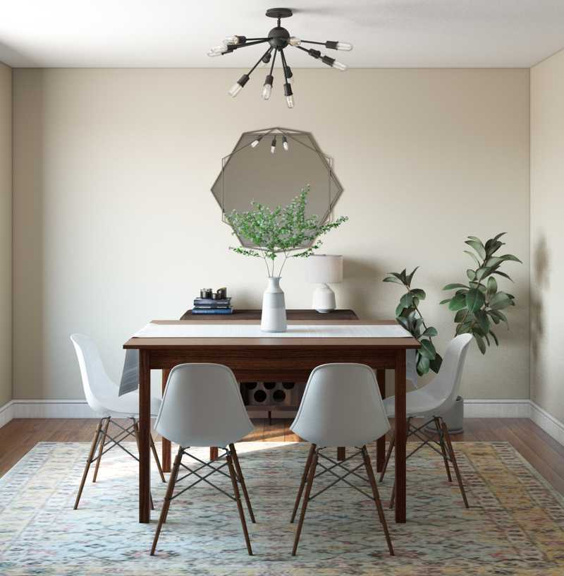 Midcentury Modern, Scandinavian Dining Room Design by Havenly Interior Designer Adrian