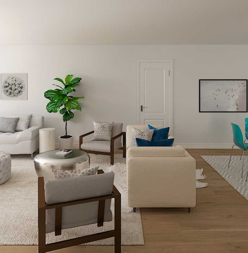 Minimal Living Room Design by Havenly Interior Designer Paulina