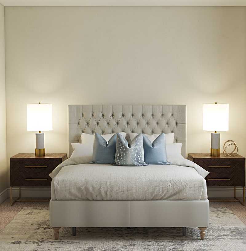 Modern, Glam Bedroom Design by Havenly Interior Designer Britney