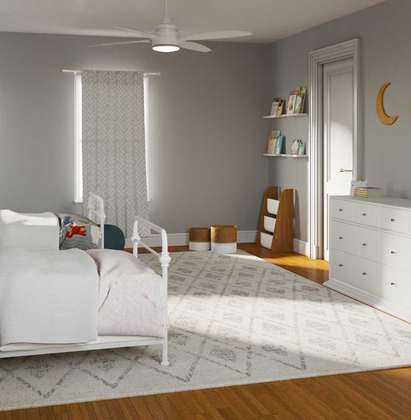 Modern, Farmhouse, Minimal Bedroom Design by Havenly Interior Designer Taylor