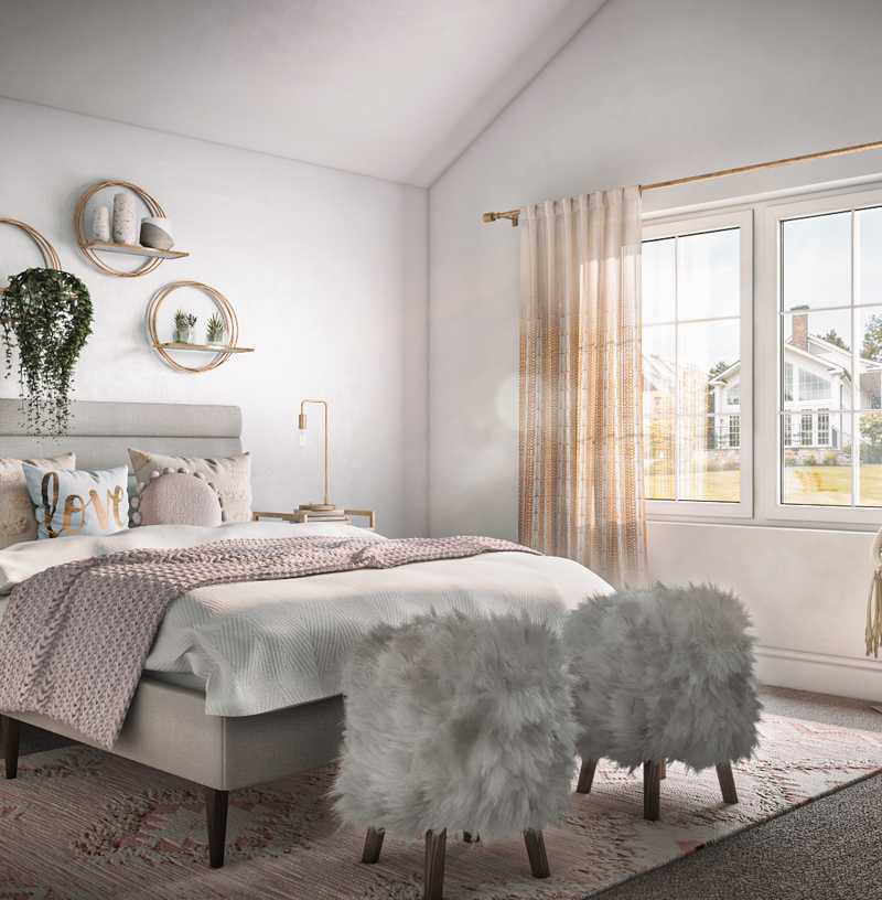 Contemporary Bedroom Design by Havenly Interior Designer Fendy